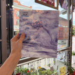 Purple White Mottled Mixed Vintage Uroboros Sheet Glass – RL646