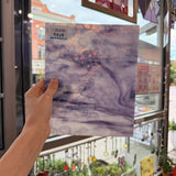 Purple White Mottled Mixed Vintage Uroboros Sheet Glass – RL646