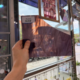 Dark Rose Wispy Vintage Spectrum Sheet Glass – RL649