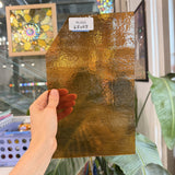 Textured Transparent Amber Sheet Glass – RL660