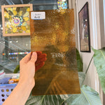 Textured Transparent Amber Sheet Glass – RL661