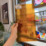Textured Transparent Amber Sheet Glass – RL661