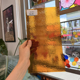 Textured Transparent Amber Sheet Glass – RL661