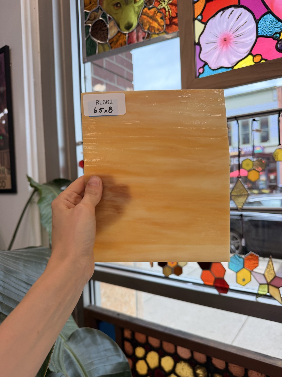 Tan Mixed Opal Sheet Glass – RL662