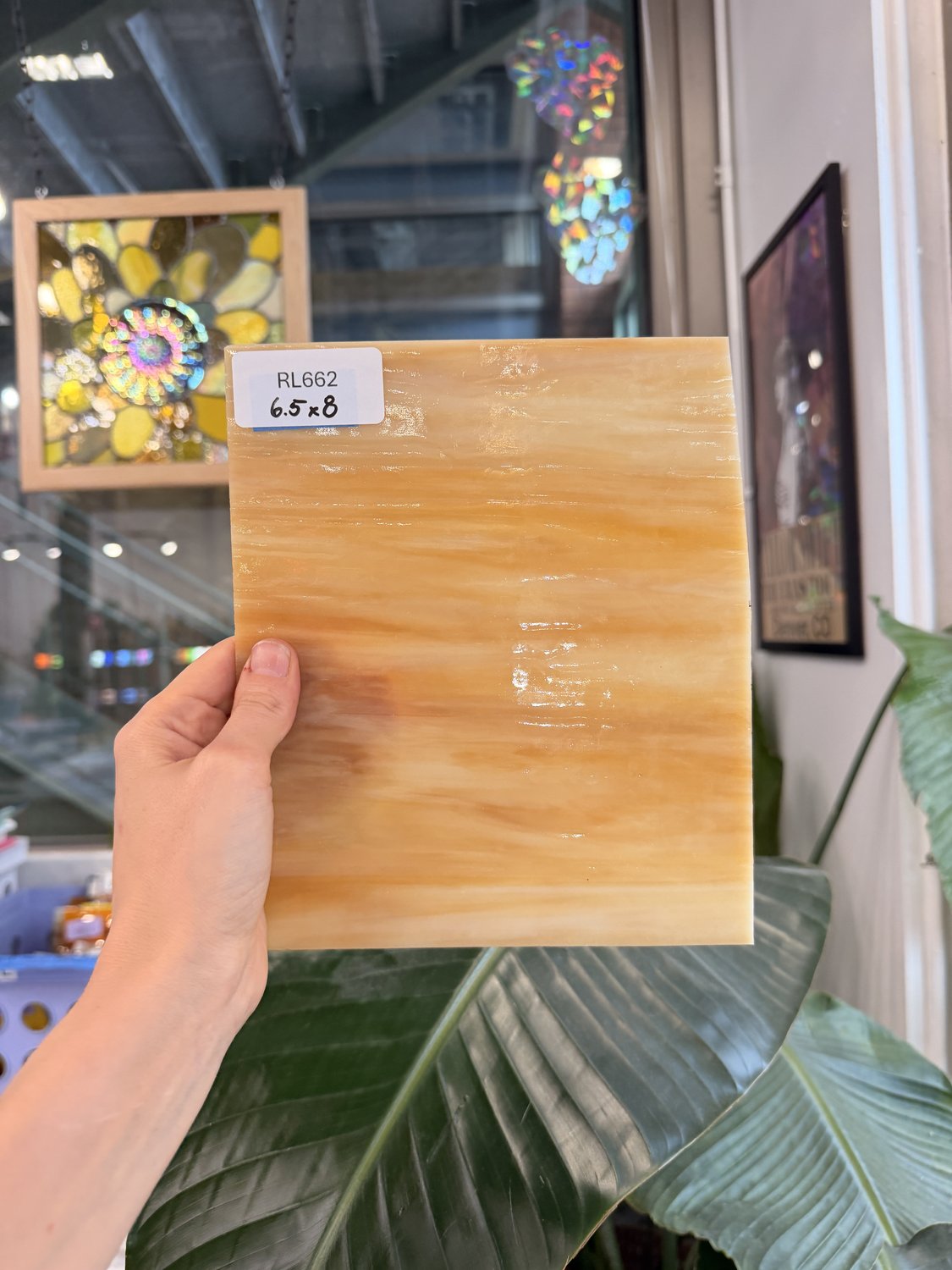 Tan Mixed Opal Sheet Glass – RL662