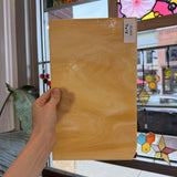 Medium Amber Wispy Vintage Spectrum Sheet Glass – RL664