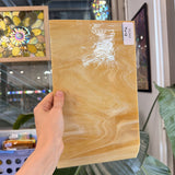 Medium Amber Wispy Vintage Spectrum Sheet Glass – RL664