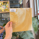 Dark Amber White Wispy Kokomo Sheet Glass