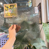 Gray Transparent Oceanside Rough Rolled Sheet Glass Fusible 96 COE – RL675