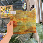 Red Yellow Clear Wispy Sheet Glass – RL678