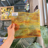Red Yellow Clear Wispy Sheet Glass – RL678