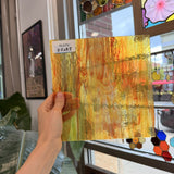 Red Yellow Clear Wispy Sheet Glass – RL679