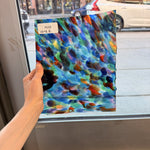 Transparent Multicolored Fremont (S1 48/Multi) Mouthblown Sheet Glass