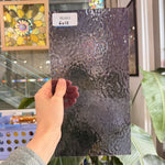 Light Purple Lilac English Muffle Sheet Glass – RL683