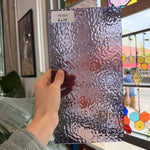 Light Purple Lilac English Muffle Sheet Glass – RL684