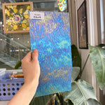 Tahitian Blue Iridescent Ripple Wissmach Sheet Glass – RL685