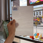 White Wispy Spectrum Sheet Glass