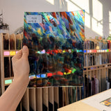 Transparent Multicolored Fremont (S1 48/Multi) Mouthblown Sheet Glass