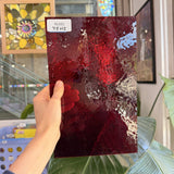 Transparent Red Hammered Wissmach Sheet Glass – RL692