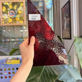 Transparent Red Hammered Wissmach Sheet Glass – RL693