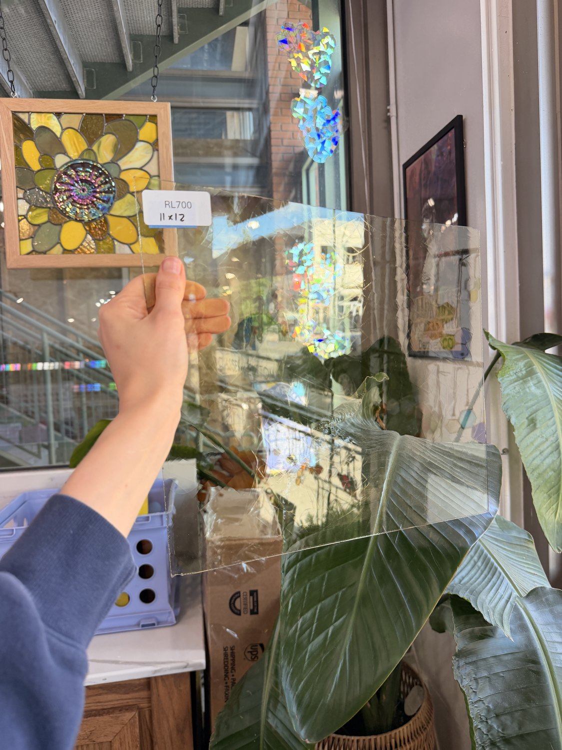 Vintage Transparent Yellow GNA Mouthblown Sheet Glass – RL700