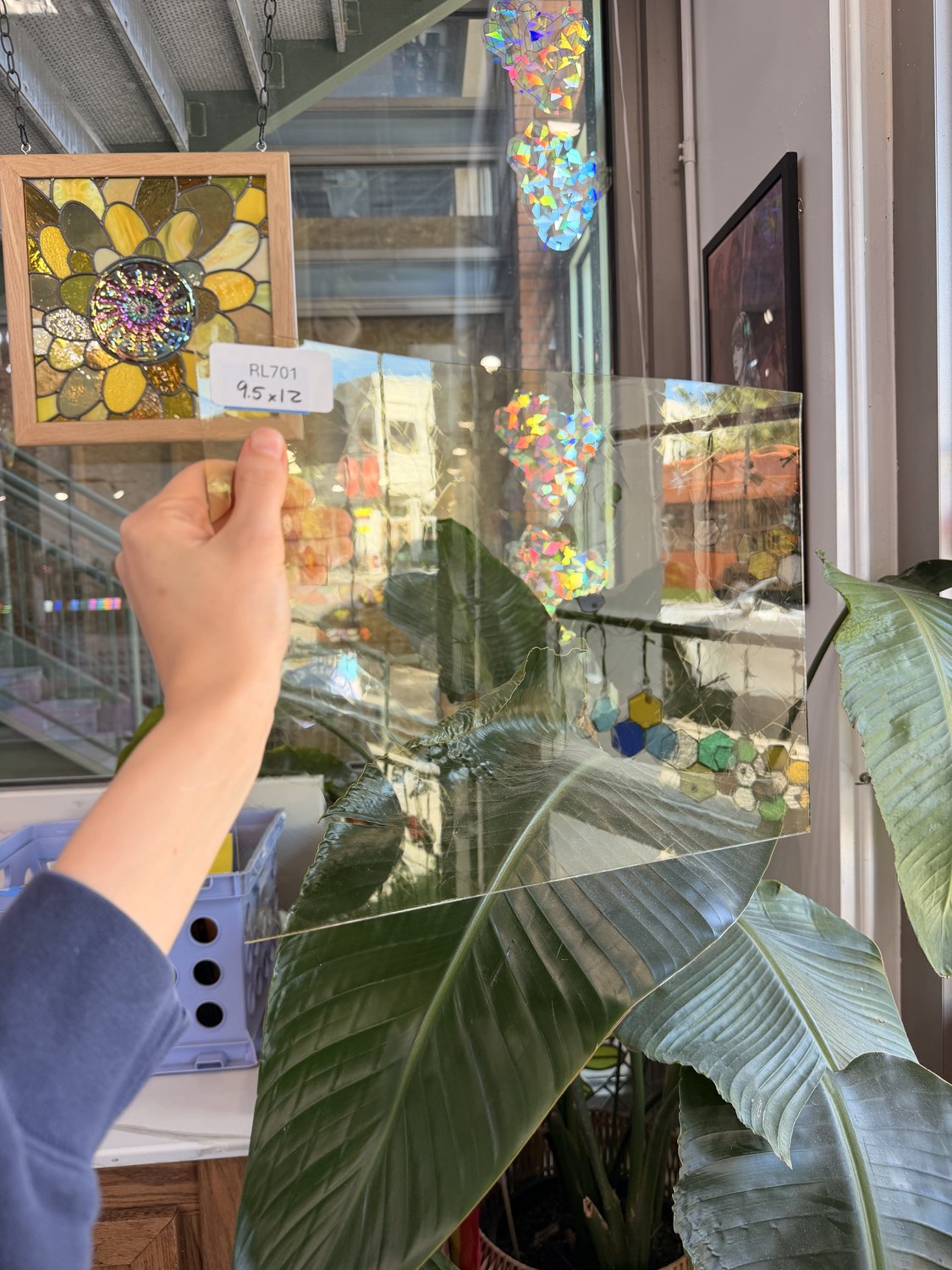 Vintage Transparent Yellow GNA Mouthblown Sheet Glass – RL701