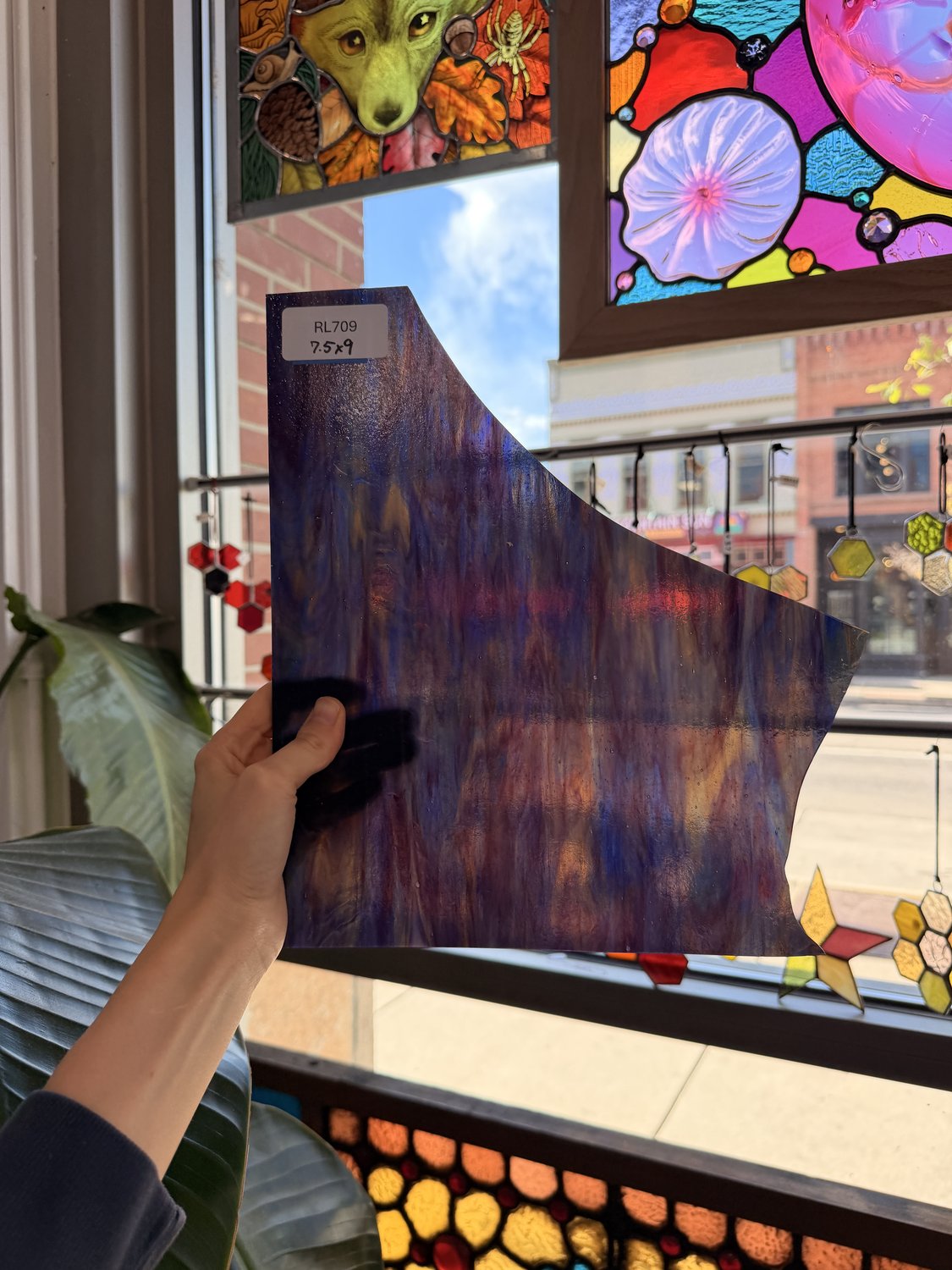 Rainbow Multicolor Transparent Kokomo Sheet Glass – RL709
