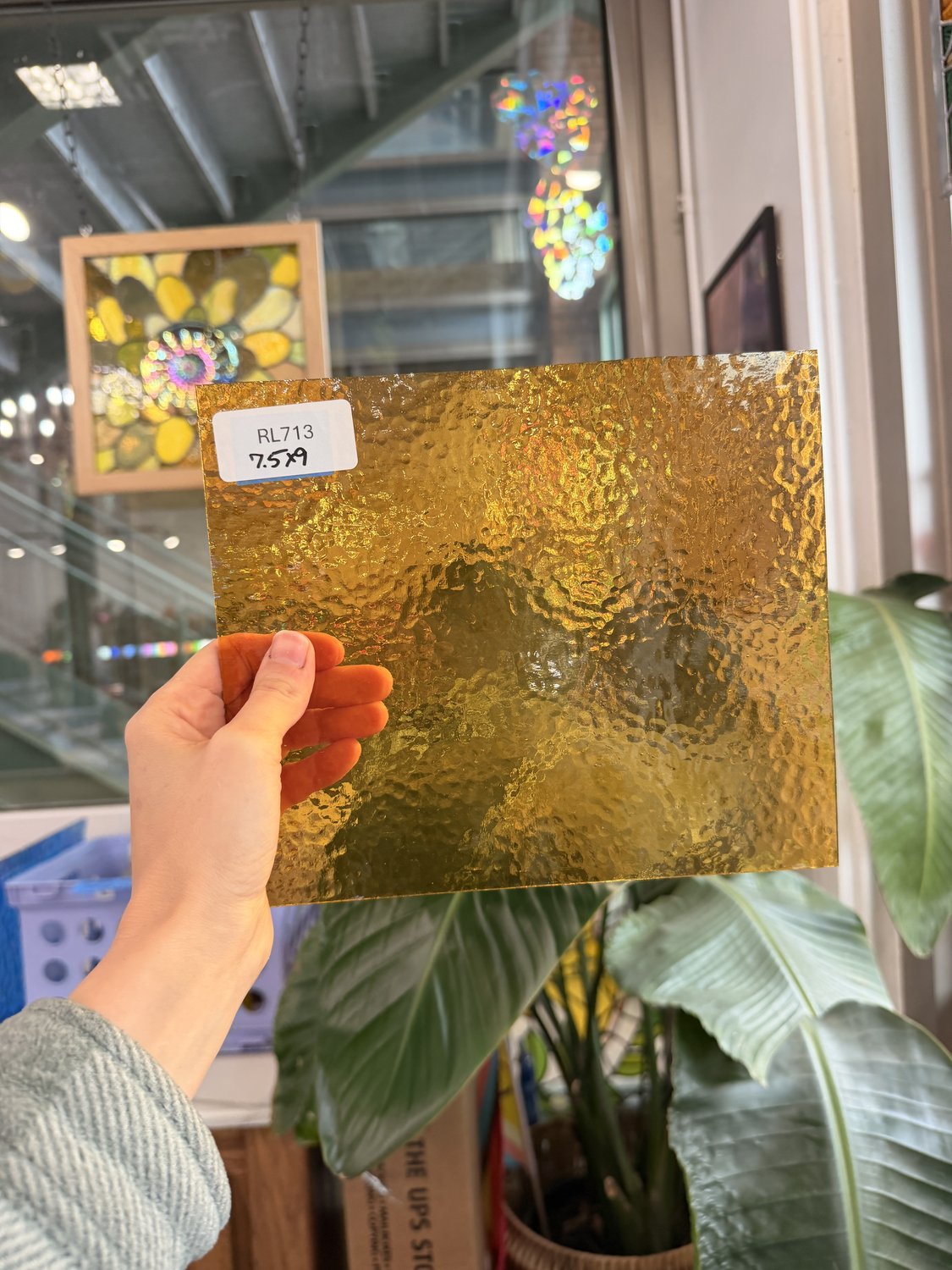 Butterscotch Classic Cathedral Transparent Amber Corella Wissmach Sheet Glass – RL713