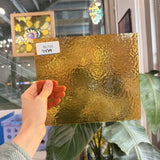Butterscotch Classic Cathedral Transparent Amber Corella Wissmach Sheet Glass – RL713