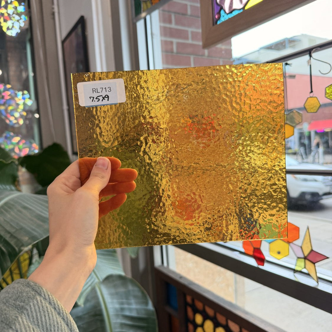 Butterscotch Classic Cathedral Transparent Amber Corella Wissmach Sheet Glass