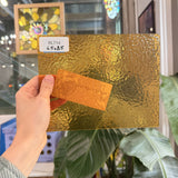 Butterscotch Classic Cathedral Transparent Amber Corella Wissmach Sheet Glass – RL714