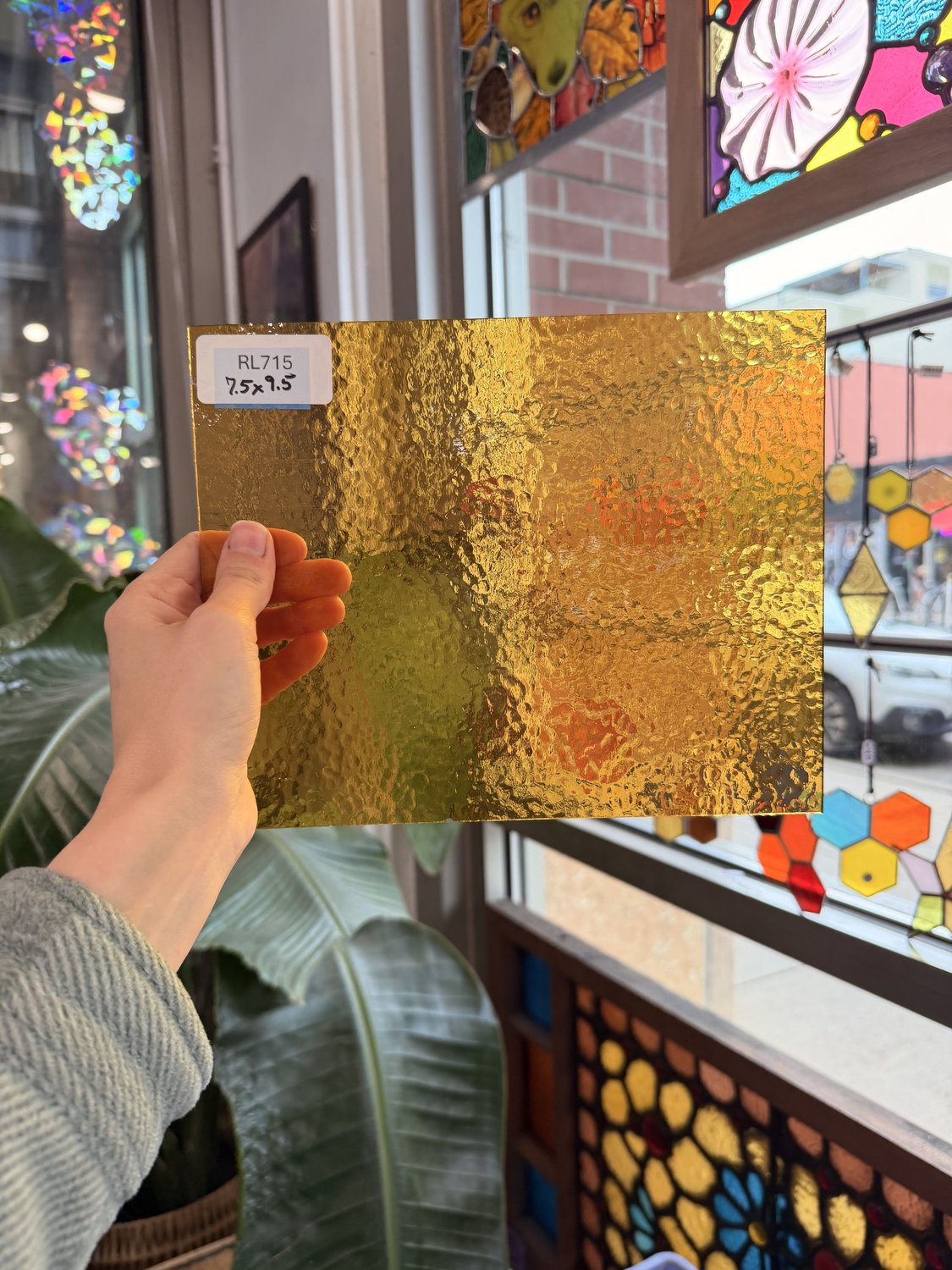 Butterscotch Classic Cathedral Transparent Amber Corella Wissmach Sheet Glass – RL715