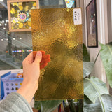 Butterscotch Classic Cathedral Transparent Amber Corella Wissmach Sheet Glass – RL718