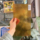 Butterscotch Classic Cathedral Transparent Amber Corella Wissmach Sheet Glass – RL719