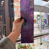 Iridescent Purple 311V Florentine Textured Transparent Wissmach Sheet Glass – RL721