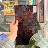 Merlot Pink Red Transparent Textured Sheet Glass – RL725