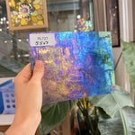 Periwinkle Blue Transparent Luminescent Wissmach Fusible 96 COE Sheet Glass