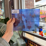 Periwinkle Blue Transparent Luminescent Wissmach Fusible 96 COE Sheet Glass