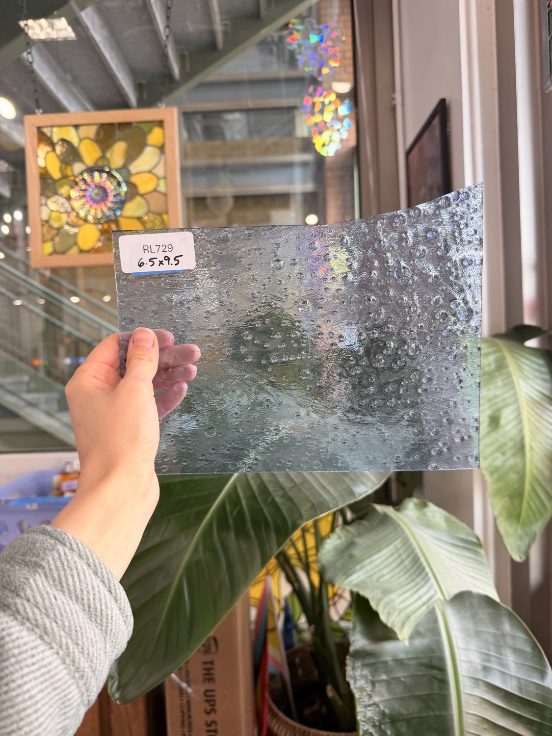 Rare Light Blue Vintage Optimum Noogie Sheet Glass – RL729