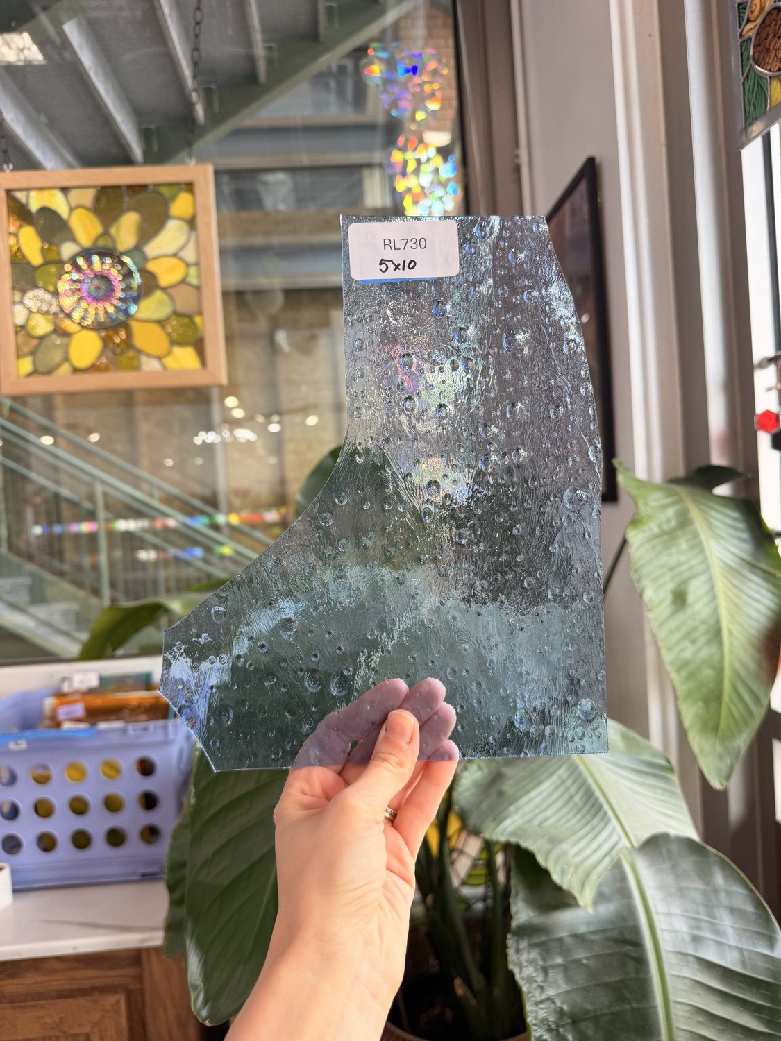 Rare Light Blue Vintage Optimum Noogie Sheet Glass – RL730