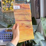 Corn White, Yellow, with Orange Textured Youghiogheny Sheet Glass