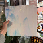 Blue White Wispy Wissmach Sheet Glass