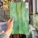 Green Yellow Mixed Vintage Uroboros Sheet Glass
