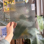 Gray Transparent Oceanside Rough Rolled Sheet Glass Fusible 96 COE – RL762