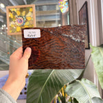 Rare Dark Amber Vintage Ripple Optimum Transparent Sheet Glass – RL765