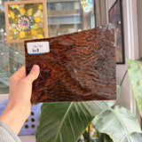 Rare Dark Amber Vintage Ripple Optimum Transparent Sheet Glass – RL766