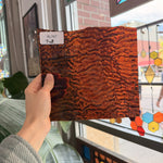 Rare Dark Amber Vintage Ripple Optimum Transparent Sheet Glass – RL767