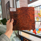 Rare Dark Amber Vintage Ripple Optimum Transparent Sheet Glass – RL767