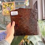 Rare Dark Amber Vintage Ripple Optimum Transparent Sheet Glass – RL768