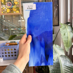 Blue White Mixed Vintage Uroboros Sheet Glass – RL772